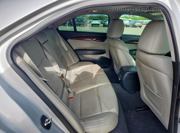 1G6AC5SS9J0142486 2018 CADILLAC ATS Silver Rear seats view