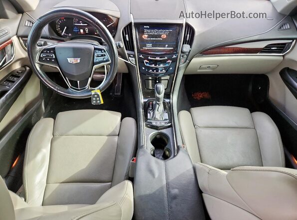 1G6AC5SS9J0142486 2018 CADILLAC ATS Silver Dashboard view