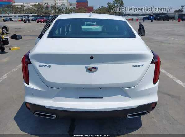 1G6DA5RK9S0111670 2025 CADILLAC CT4 White 