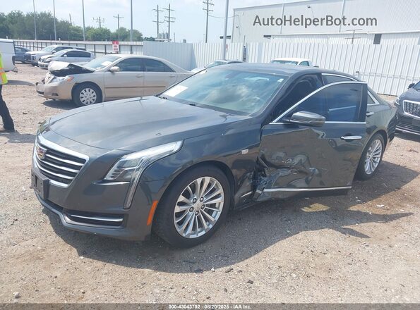 1G6KA5RX2HU176901 2017 CADILLAC CT6 Gray Առջևի ձախ երեք քառորդ տեսարան