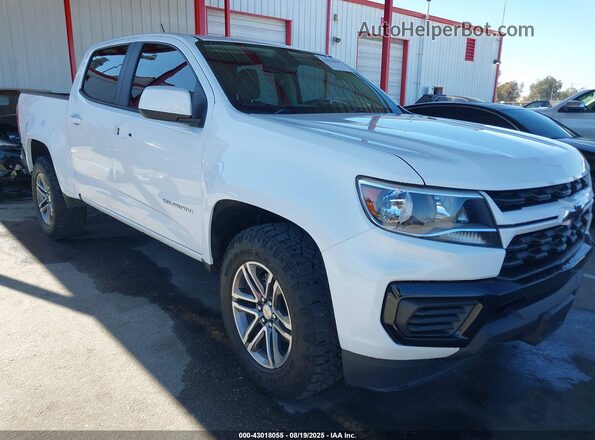 1GCGSBEA4M1108952 2021 CHEVROLET COLORADO White წინა მარჯვენა
