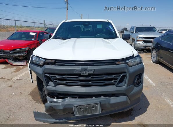 1GCGSBEC4P1268013 2023 CHEVROLET COLORADO White Widok zestawu wskaźników