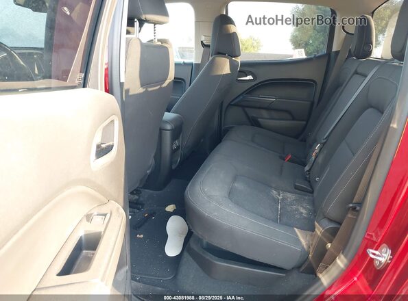 1GCGSCEN3M1258284 2021 CHEVROLET COLORADO Red VIN կոդի պիտակի տեսք