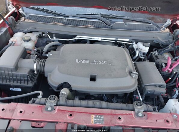 1GCGSCEN3M1258284 2021 CHEVROLET COLORADO Red Հետևի տեսք