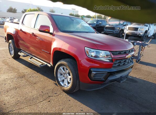 1GCGSCEN3M1258284 2021 CHEVROLET COLORADO Red Առջևի աջ