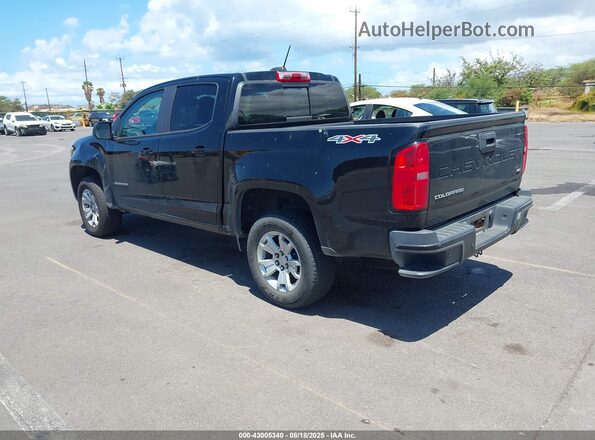 1GCGTCEN2M1178178 2021 CHEVROLET COLORADO Black Trasero izquierdo