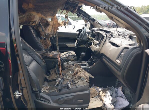 1GCGTEENXM1173192 2021 CHEVROLET COLORADO Black Widok wnętrza z przodu