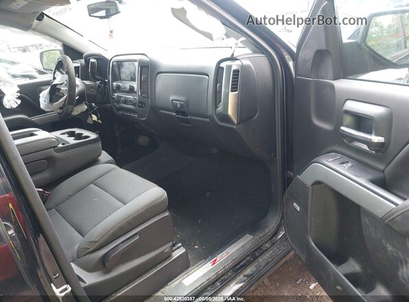 1GCVKREC6JZ369529 2018 CHEVROLET SILVERADO Black წინა სალონის ხედი