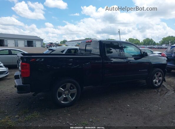 1GCVKREC6JZ369529 2018 CHEVROLET SILVERADO Black უკანა სალონის ხედი
