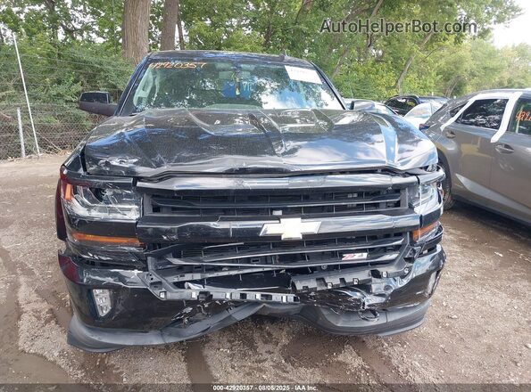 1GCVKREC6JZ369529 2018 CHEVROLET SILVERADO Black ხელსაწყოთა პანელის ხედი