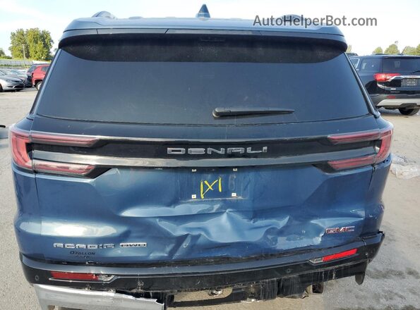 1GKENRKS2RJ186890 2024 GMC ACADIA Blue Rear view