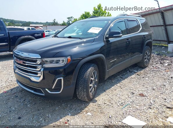 1GKKNKLS8MZ191059 2021 GMC ACADIA Черный Передняя левая четверть