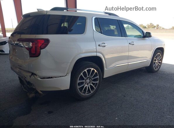 1GKKNXLS8MZ219214 2021 GMC ACADIA White Tył prawy
