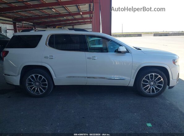 1GKKNXLS8MZ219214 2021 GMC ACADIA White Widok wnętrza z tyłu