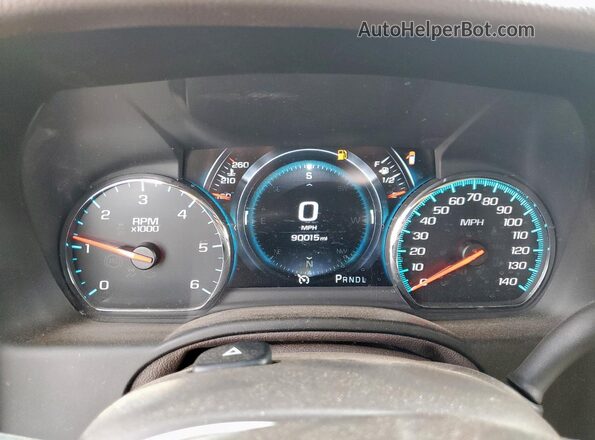 1GKS1CKJXJR107782 2018 GMC YUKON Зеленый Вид щитка приборов