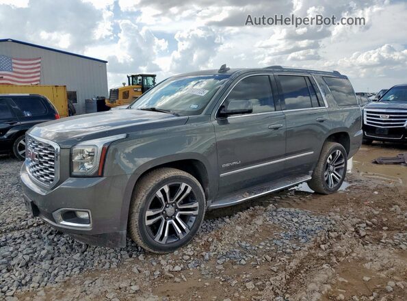 1GKS1CKJXJR107782 2018 GMC YUKON Зеленый Передняя левая четверть