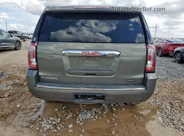 1GKS1CKJXJR107782 2018 GMC YUKON Зеленый Вид сзади