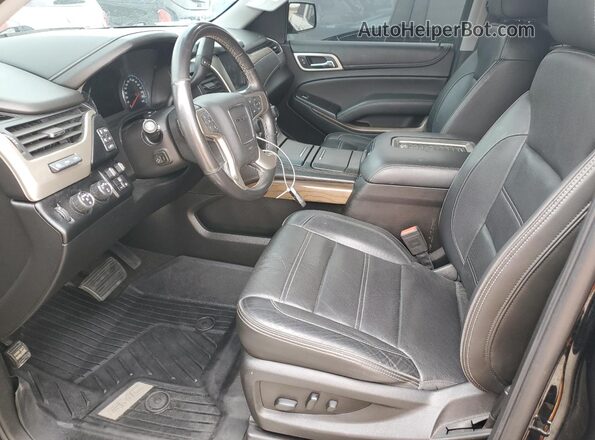 1GKS2CKJ7JR260004 2018 GMC YUKON Черный Вид салона спереди