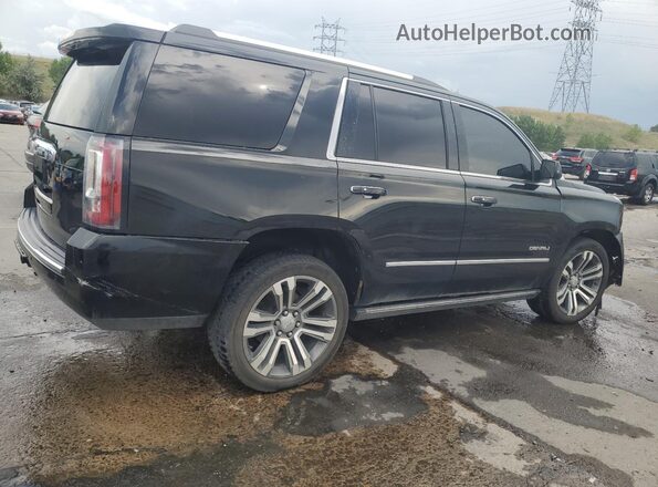 1GKS2CKJ7JR260004 2018 GMC YUKON Черный Задняя правая четверть