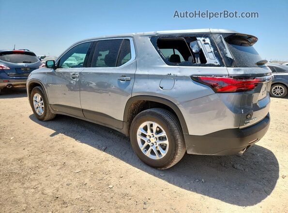1GNESTKW2RJ139192 2024 CHEVROLET TRAVERSE Silver Trasero izquierdo