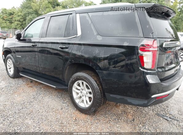 1GNSCNKD7MR213341 2021 CHEVROLET TAHOE Черный Задняя левая четверть