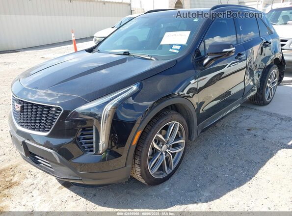 1GYFZER47PF161398 2023 CADILLAC XT4 Черный Передняя левая четверть