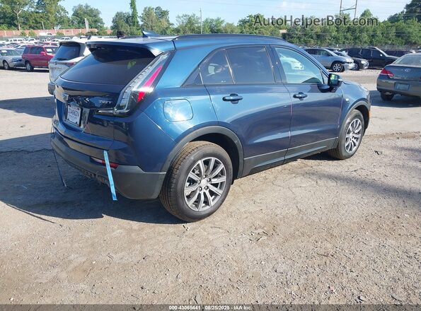 1GYFZFR47NF111491 2022 CADILLAC XT4 Синий Задняя правая четверть