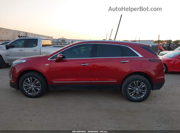1GYKNCRS5MZ183679 2021 CADILLAC XT5 Red Vista interior de 360 grados