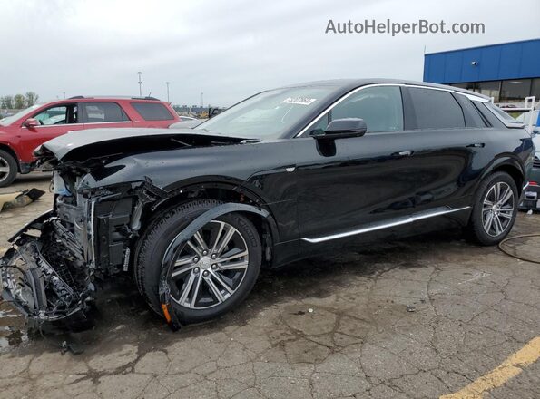 1GYKPPRL0RZ112357 2024 CADILLAC OTHER Black წინა მარცხენა ხედი სამი მეოთხედიდან