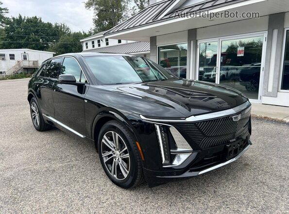 1GYKPPRLXRZ110762 2024 CADILLAC OTHER Black წინა მარცხენა ხედი სამი მეოთხედიდან