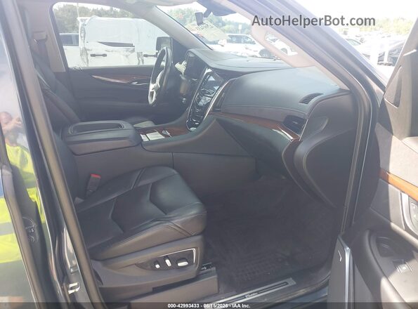 1GYS4BKJ7LR221572 2020 CADILLAC ESCALADE Синий Вид салона спереди