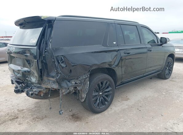 1GYS4RKL9PR254640 2023 CADILLAC ESCALADE Черный Задняя правая четверть