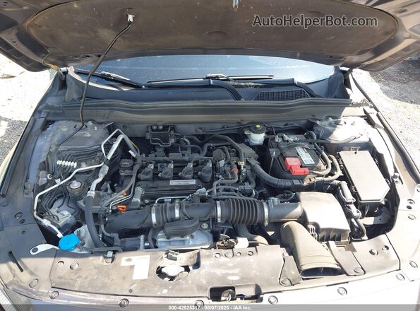1HGCV1F13JA258322 2018 HONDA ACCORD Gray Հետևի տեսք