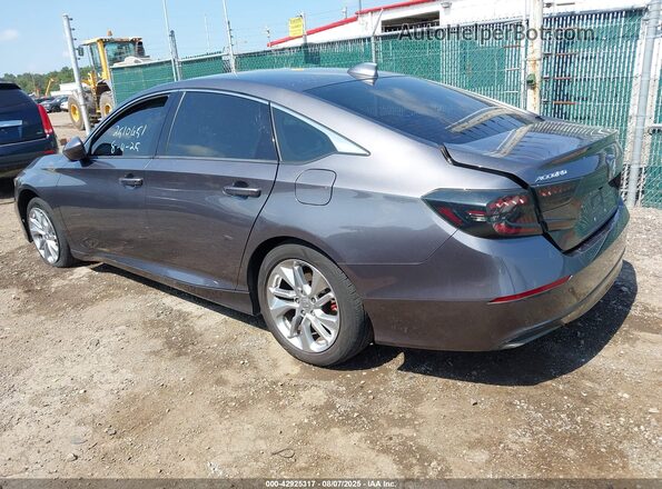 1HGCV1F13JA258322 2018 HONDA ACCORD Gray Հետևի ձախ
