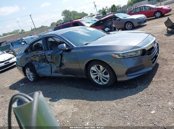 1HGCV1F13JA258322 2018 HONDA ACCORD Gray Սարքավորումների վահանակի տեսք