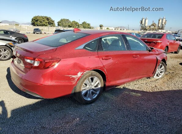 1HGCV1F1XJA032598 2018 HONDA ACCORD Red Задня права чверть