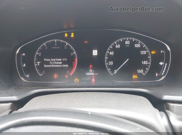 1HGCV1F57JA086766 2018 HONDA ACCORD Серебряный Вид задних сидений