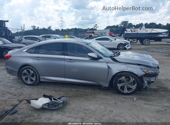 1HGCV1F57JA086766 2018 HONDA ACCORD Серебряный Вид задней части салона