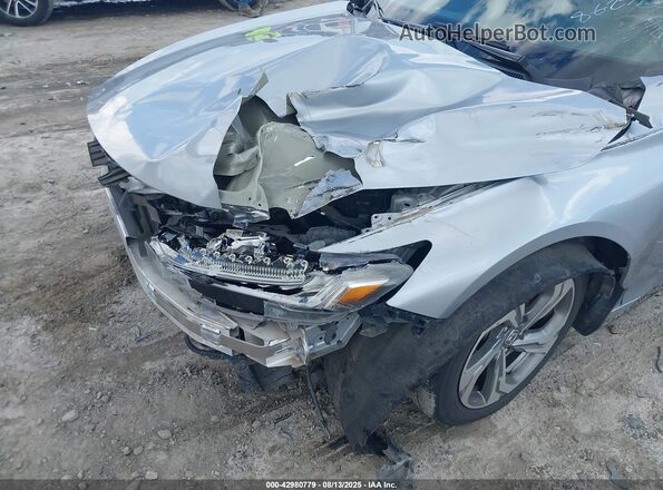 1HGCV1F57JA086766 2018 HONDA ACCORD Серебряный Вид спереди