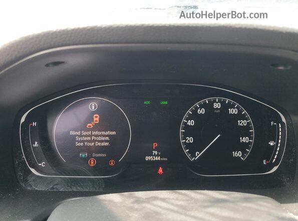 1HGCV2F96JA023666 2018 HONDA ACCORD Black Սարքավորումների վահանակի տեսք