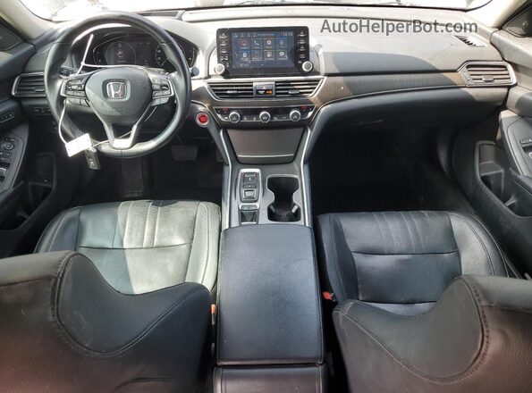 1HGCV2F96JA023666 2018 HONDA ACCORD Black Առջևի վահանակի տեսք