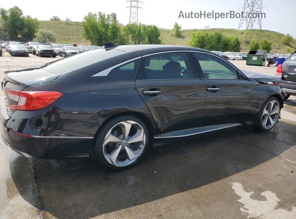 1HGCV2F96JA023666 2018 HONDA ACCORD Black Հետևի աջ