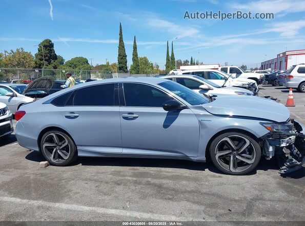 1HGCV3F29NA018721 2022 HONDA ACCORD Light Blue Вид задней части салона