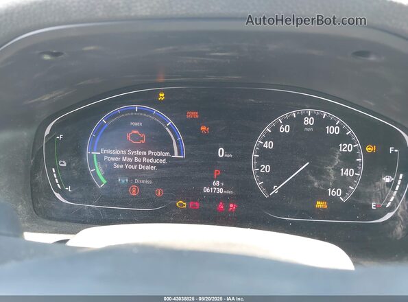 1HGCV3F58MA012725 2021 HONDA ACCORD White Հետևի նստատեղերի տեսք