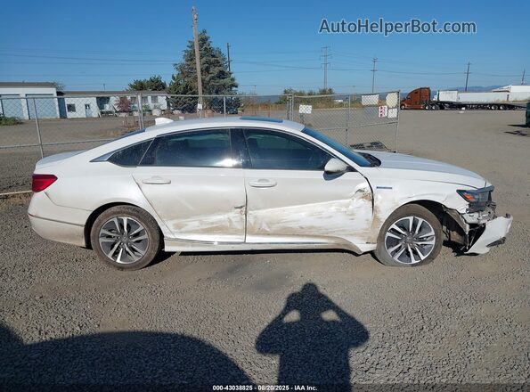 1HGCV3F58MA012725 2021 HONDA ACCORD White Սալոնի հետևի տեսք