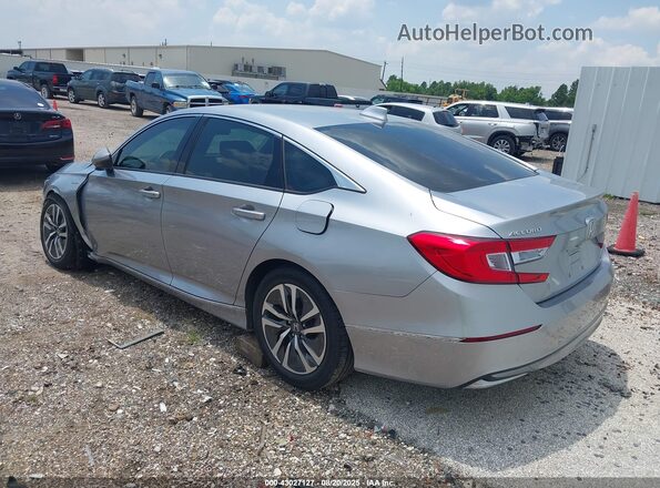 1HGCV3F59JA007920 2018 HONDA ACCORD HYBRID Серебряный Задняя левая четверть