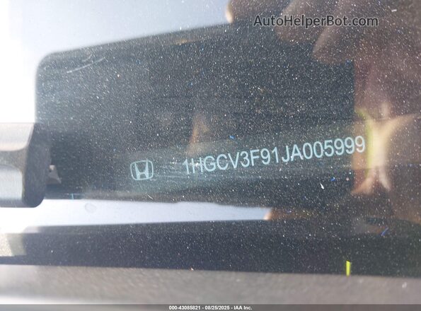 1HGCV3F91JA005999 2018 HONDA ACCORD HYBRID Белый 