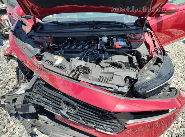 1HGCY1F25SA001230 2025 HONDA ACCORD Красный Вид задней части салона