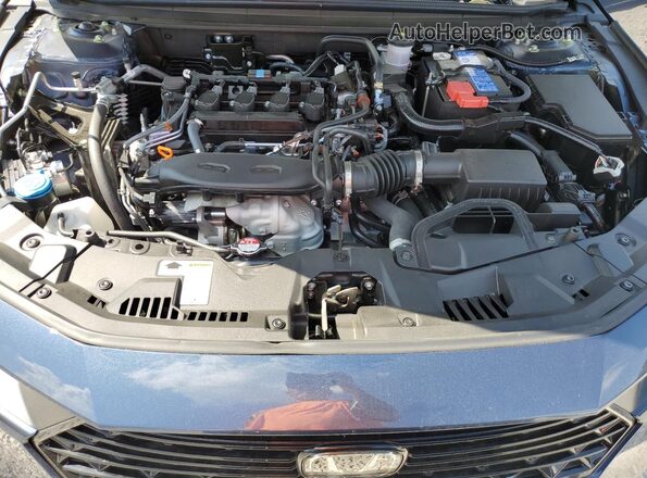1HGCY1F44SA026363 2025 HONDA ACCORD Blue Սալոնի հետևի տեսք