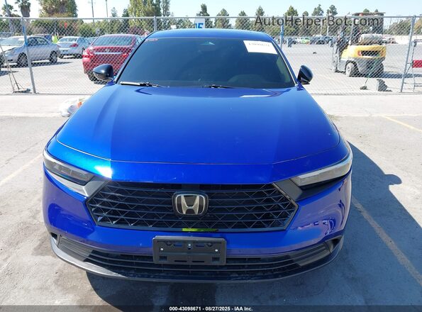 1HGCY2F58RA061884 2024 HONDA ACCORD HYBRID Синий Вид щитка приборов